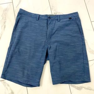 Travis Mathew Heathered Blue short size 36